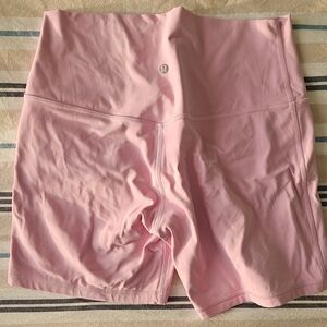 lululemon athletica Light Pink Bike Shorts